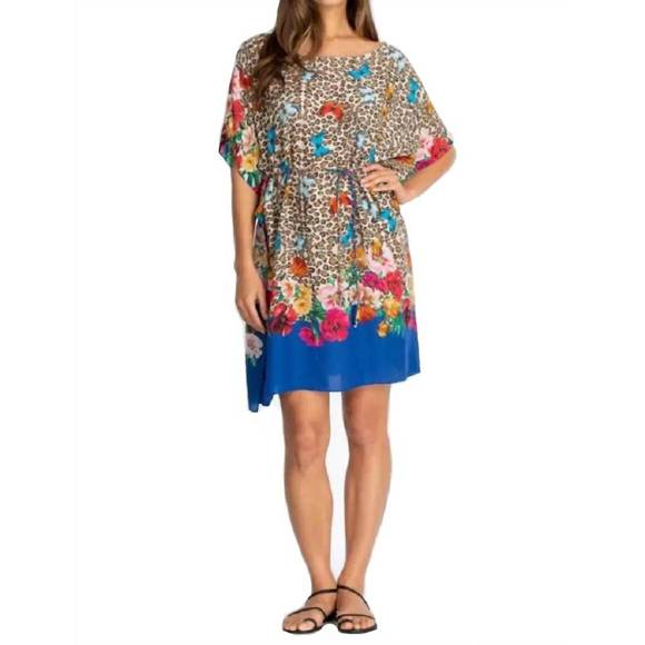 NEW JOHNNY WAS fleur kaftan dress in multi - Picture 1 of 3